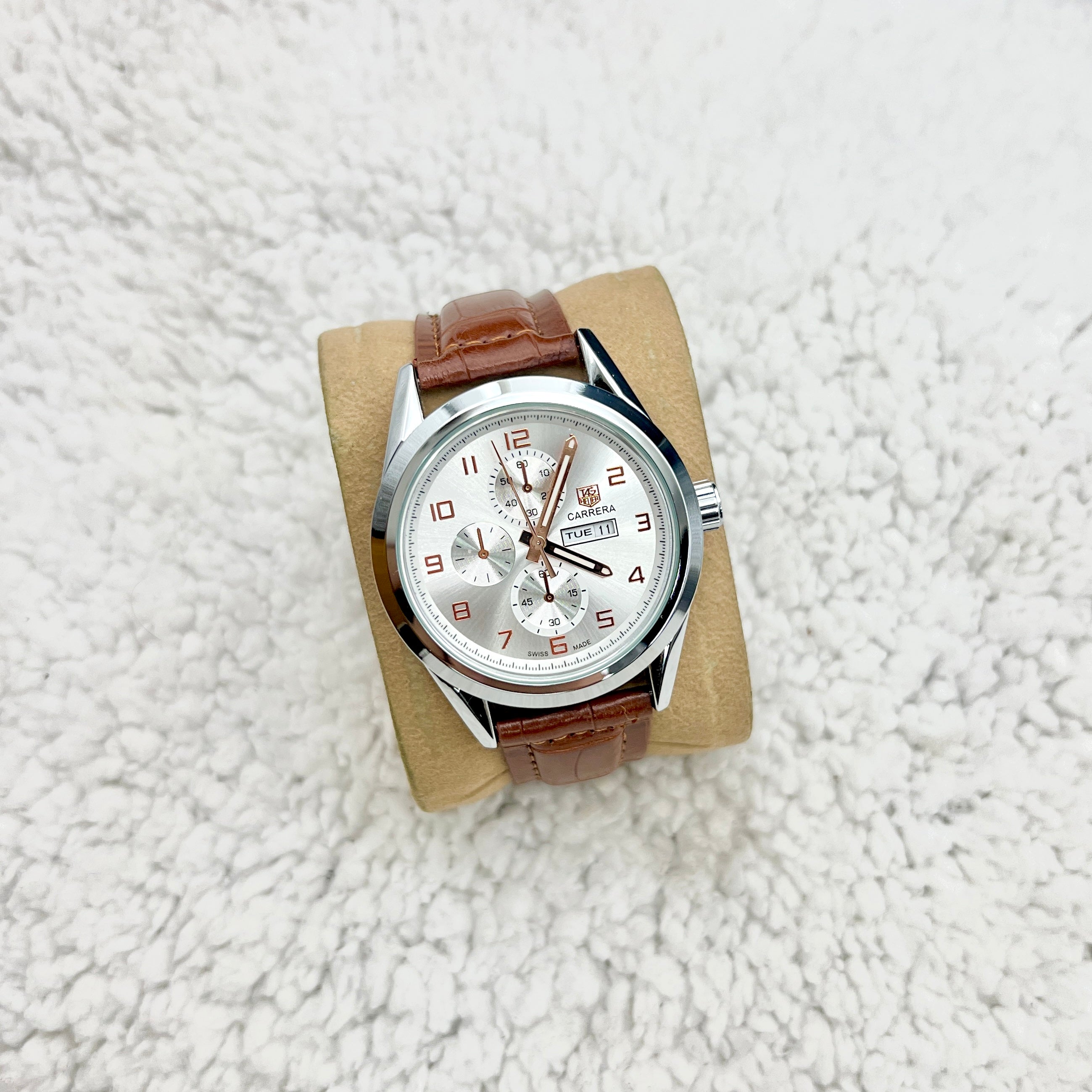 Carrera Brown with White